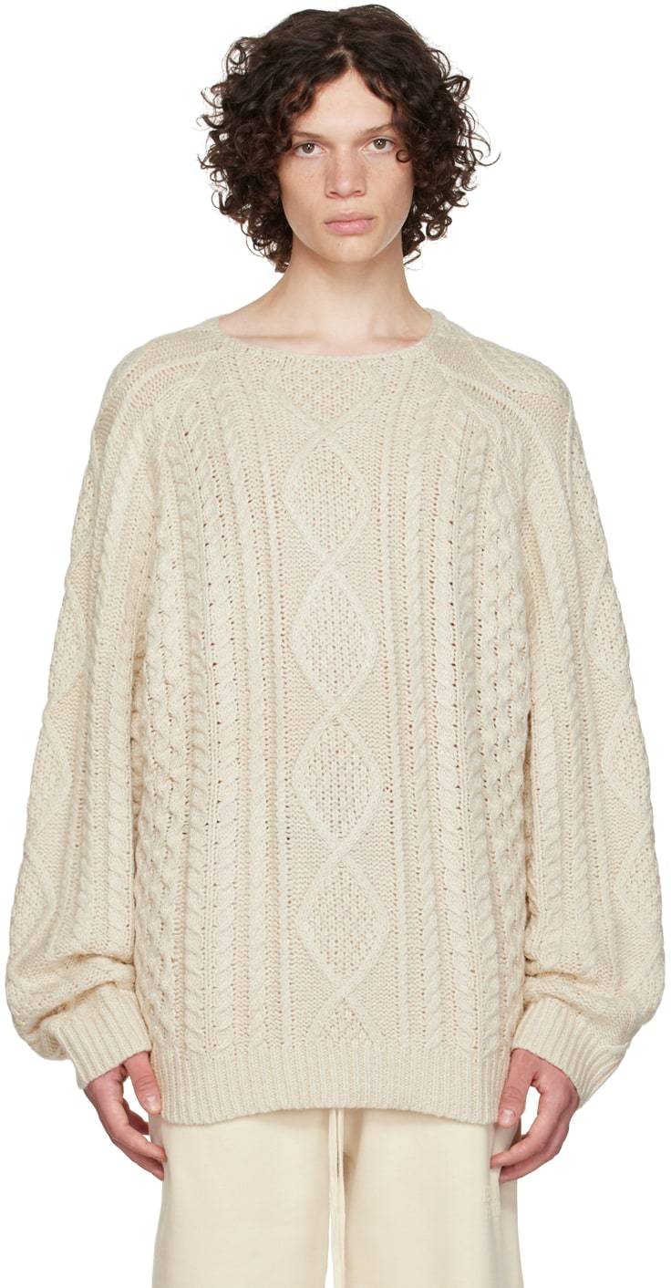 The Cable Knit Sweater in Beige – Frank And Oak USA