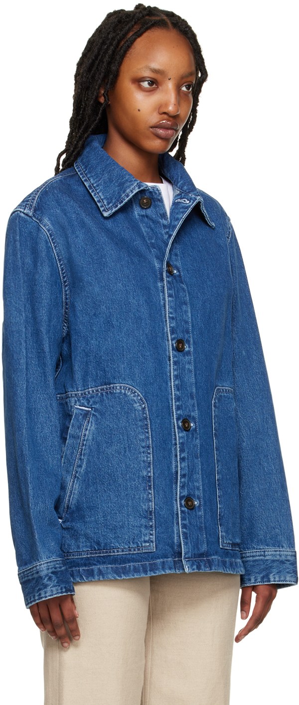 Apc denim 2024 jacket womens