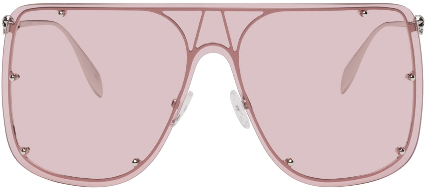 ssense.com | Silver Skull Sunglasses