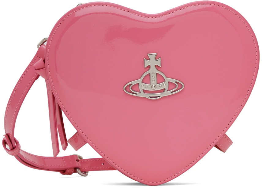 Pink heart shaped Vivienne Westwood handbag