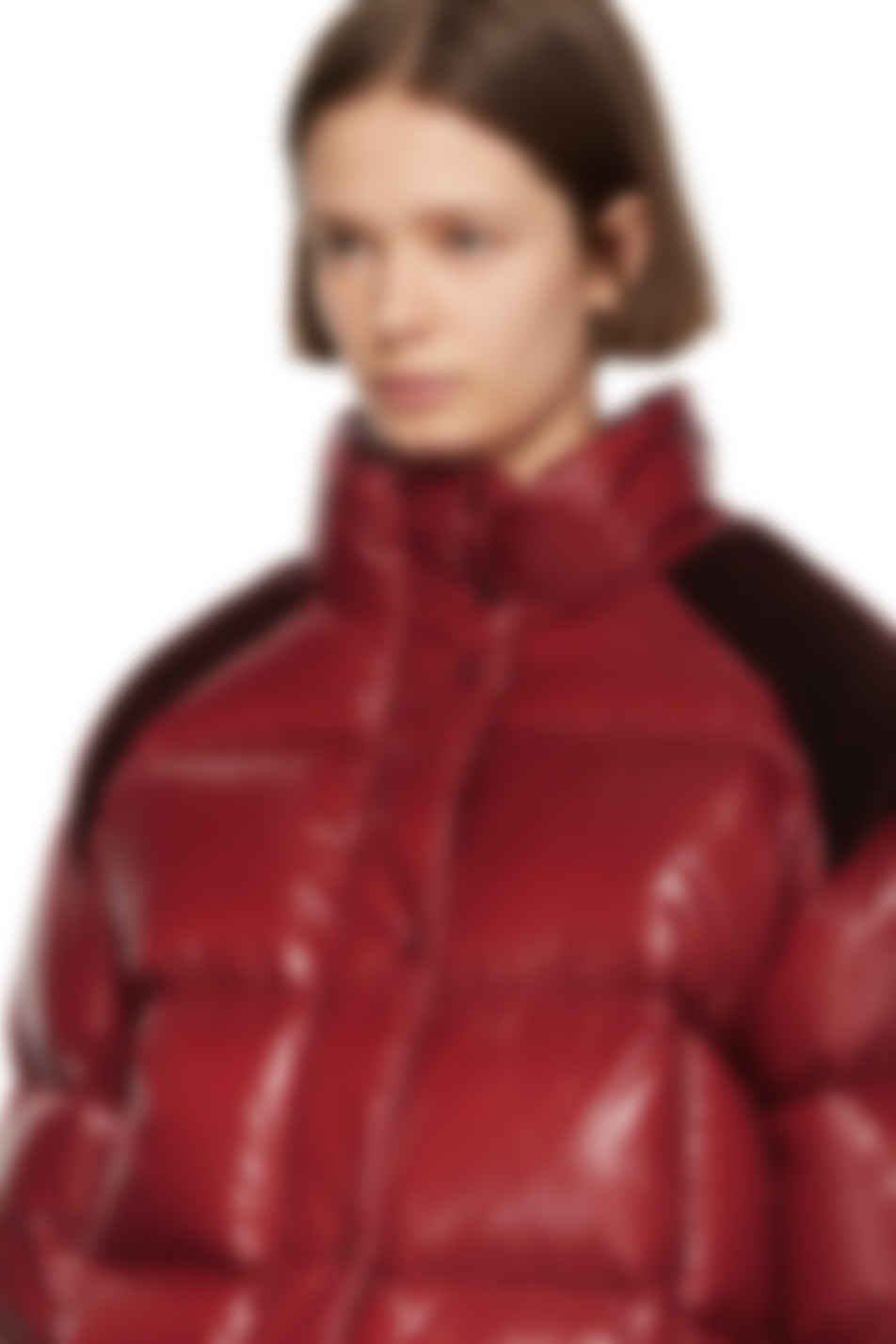 2 Moncler 1952 Red Chouette Down Jacket 