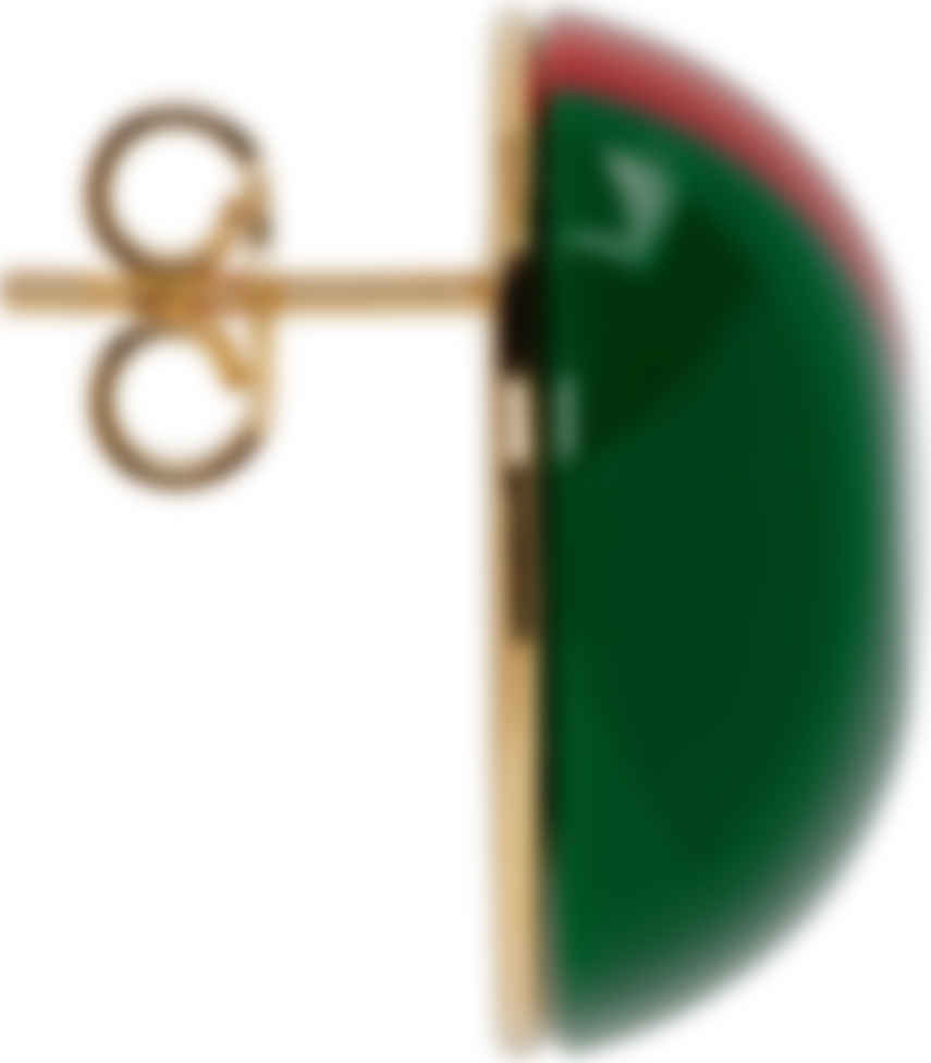 gucci green earrings