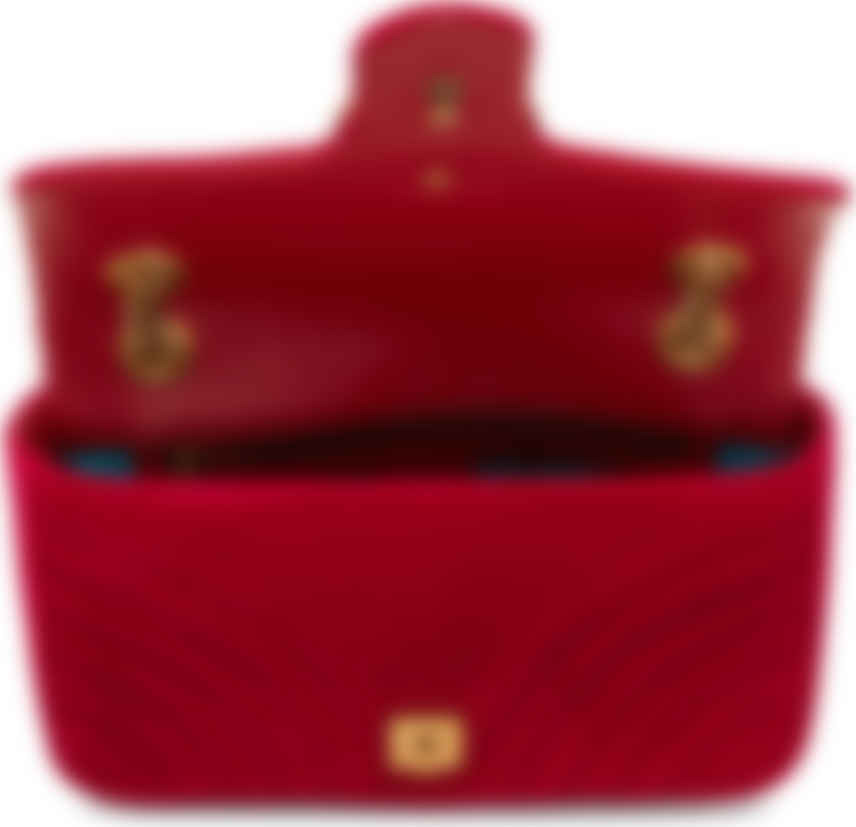 gucci red velvet bag