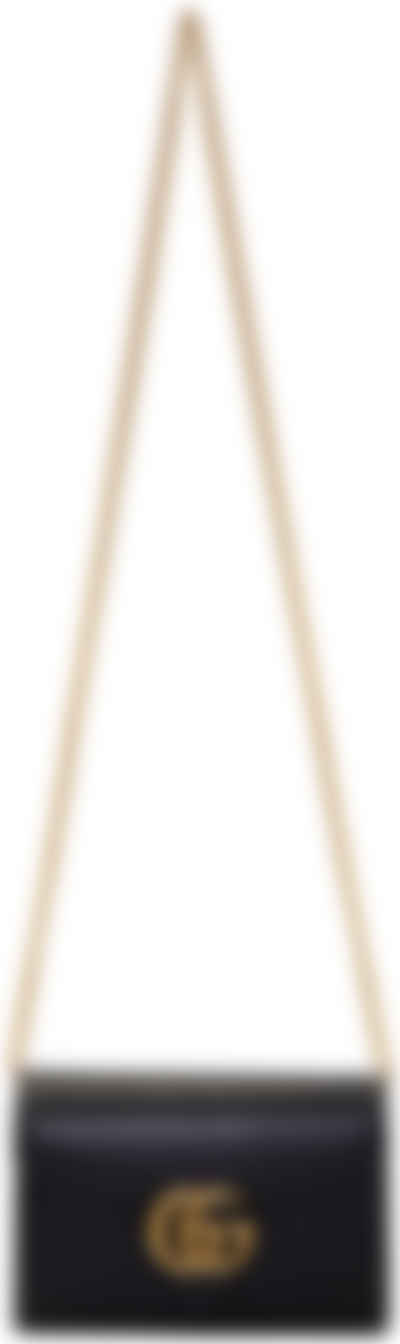 black gg marmont cellarius wallet bag