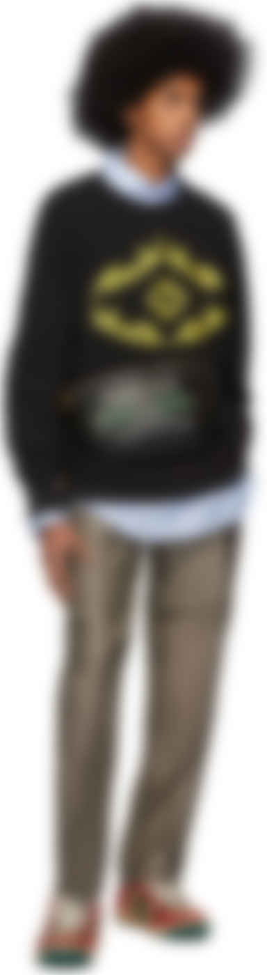 gucci black rainbow hoodie