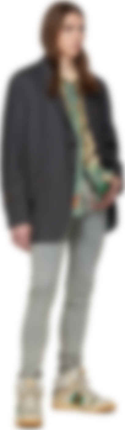 gucci screener sneakers high top