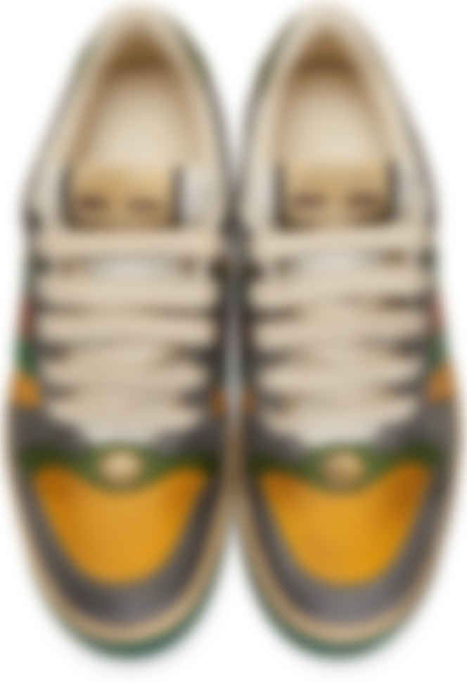 gucci yellow sneakers