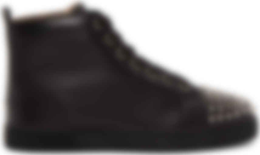 louboutin black high top