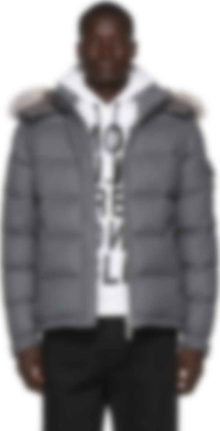 moncler grey coat