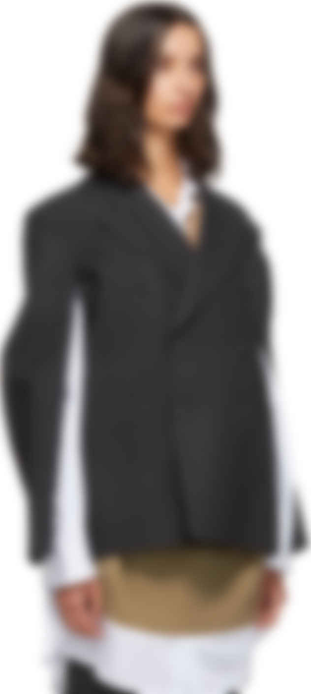 maison margiela double breasted cardigan