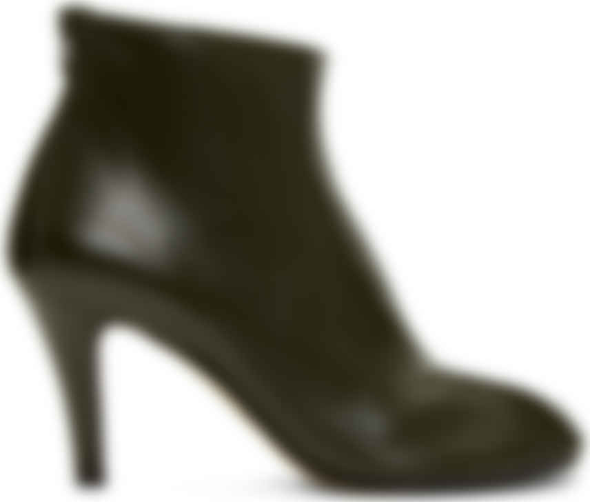 green stiletto boots