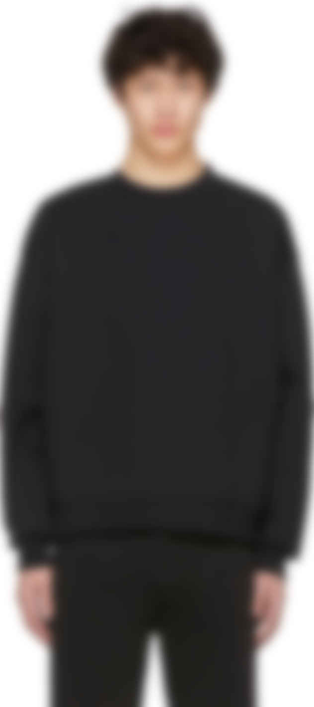 embroidered logo sweatshirt