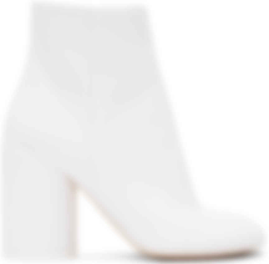 maison margiela white boots