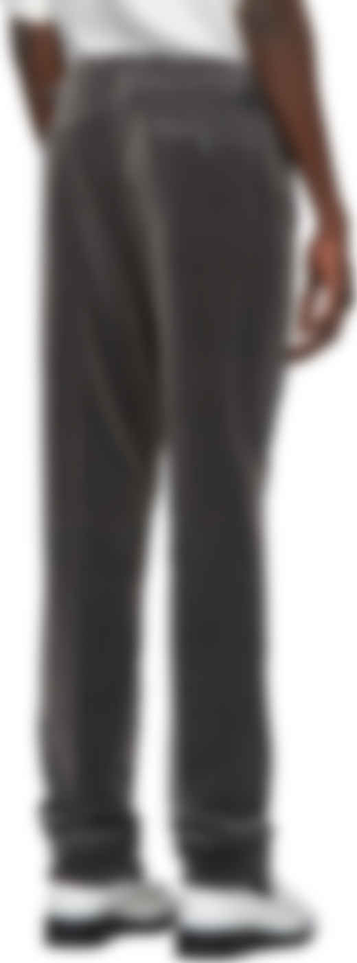 Grey Velvet Gregory Trousers By Ralph Lauren Purple Label On Sale