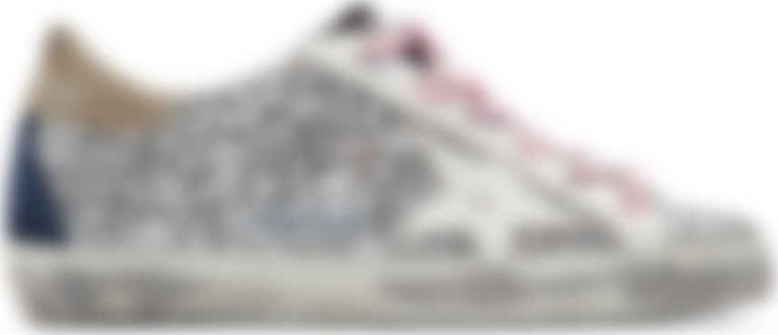 Golden Goose シルバー ホワイト グリッター スーパースター スニーカー Ssense 日本