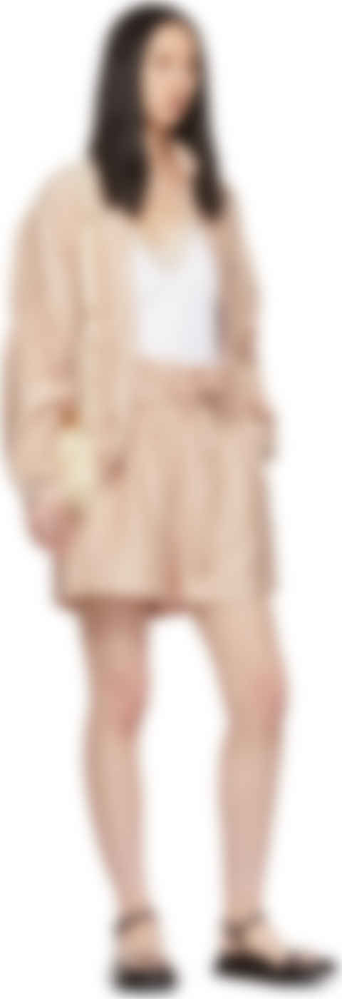 pink paperbag shorts