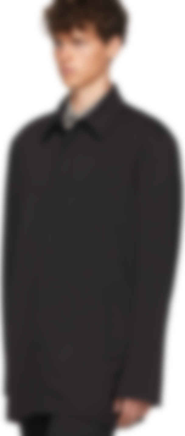 Black tailored shirt clearance