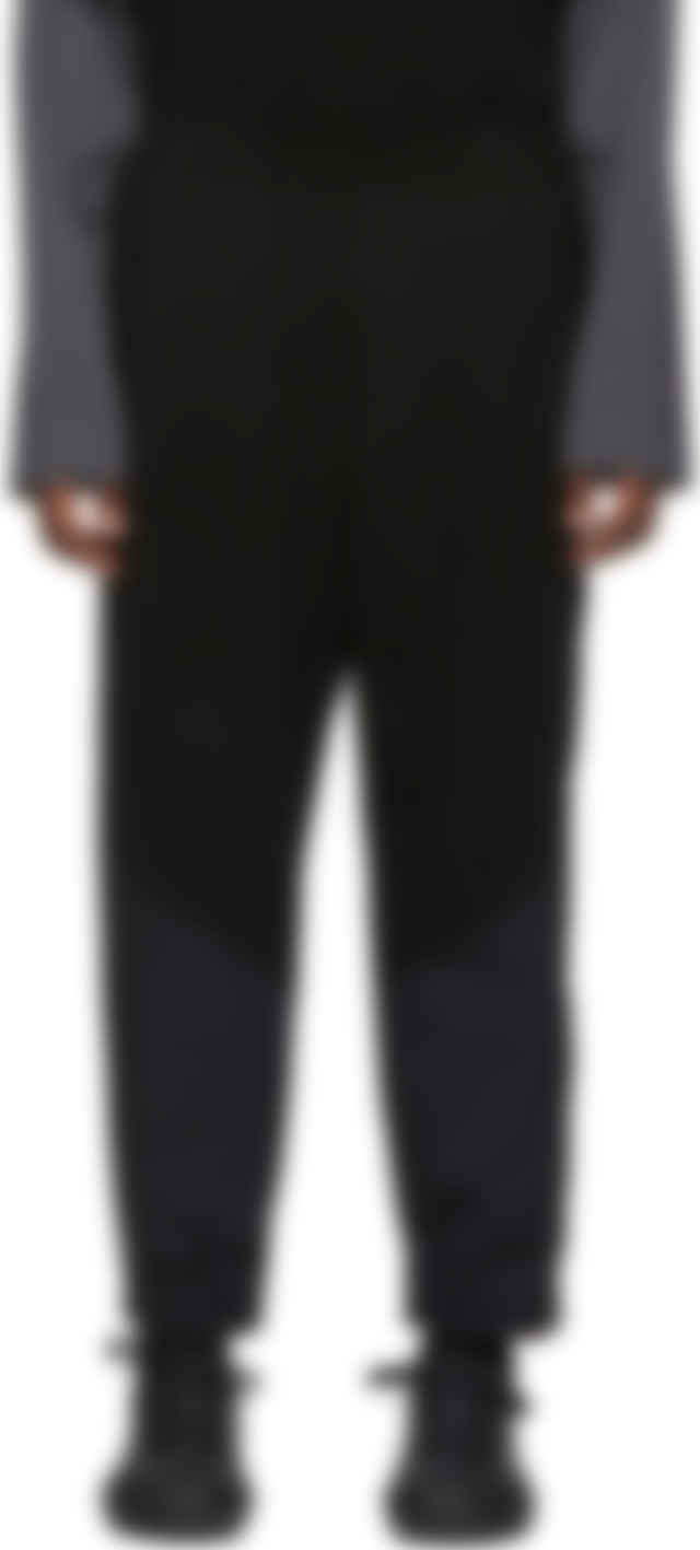 black plain sweatpants