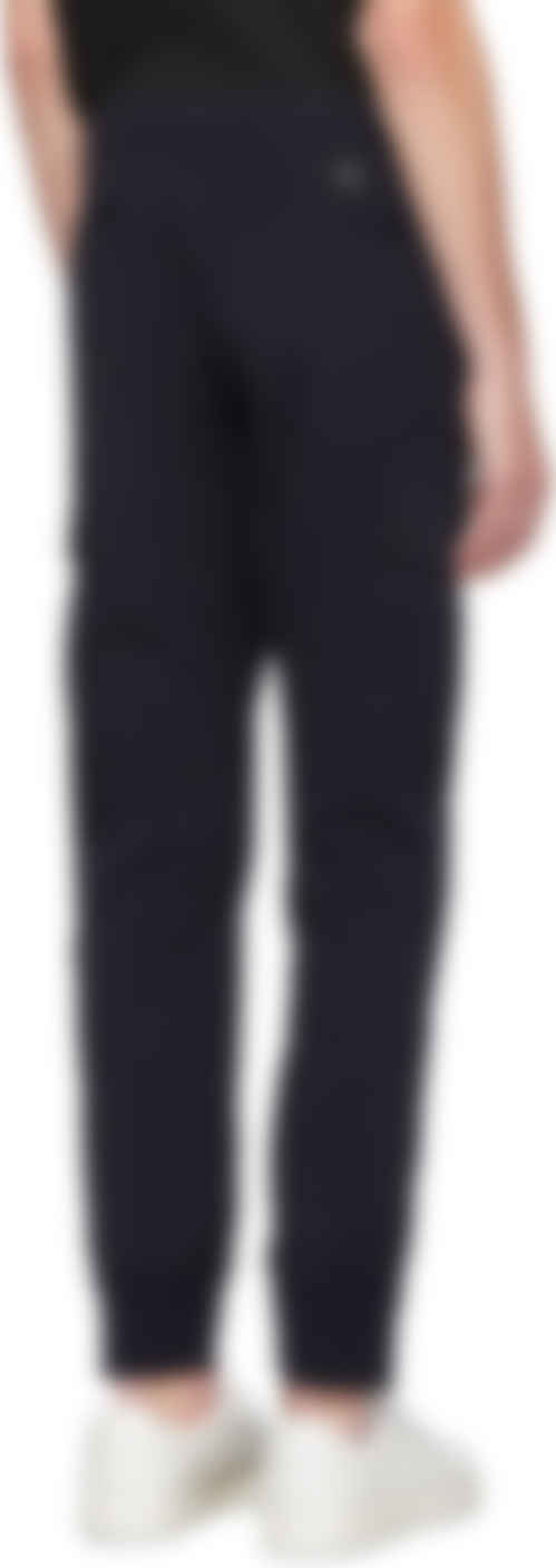 navy cargo trousers
