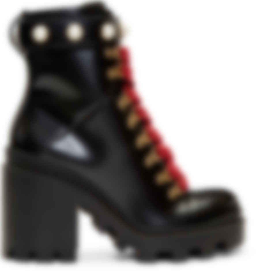 Black Trip Boots by Gucci | SSENSE Canada