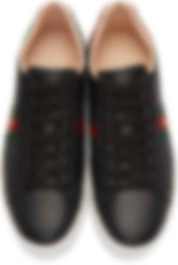 gucci platform sneakers black