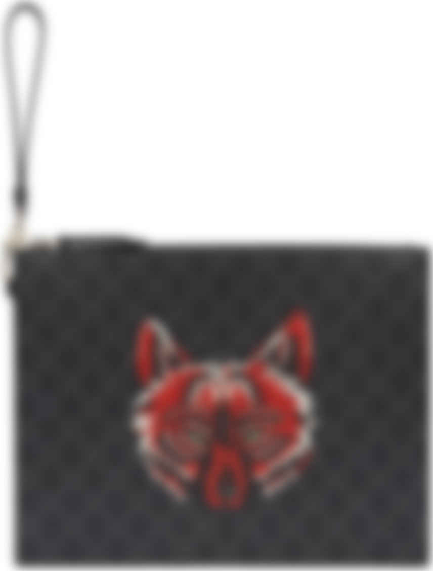 gg supreme pouch with wolf