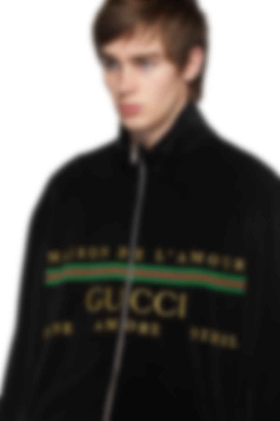 chenille zip up sweater