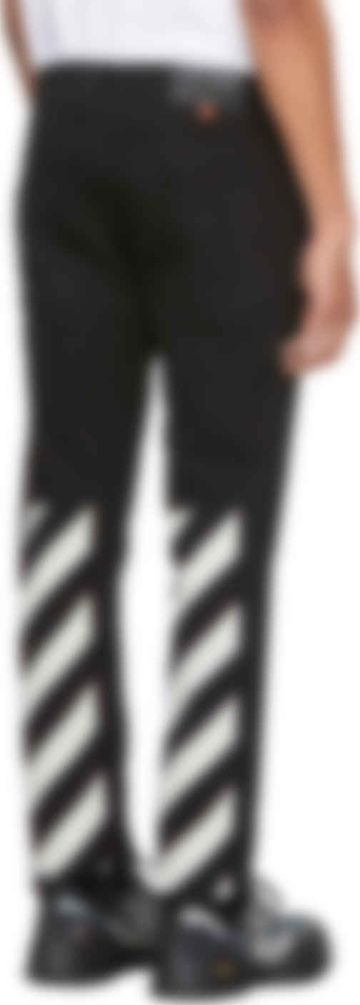 off white black skinny jeans