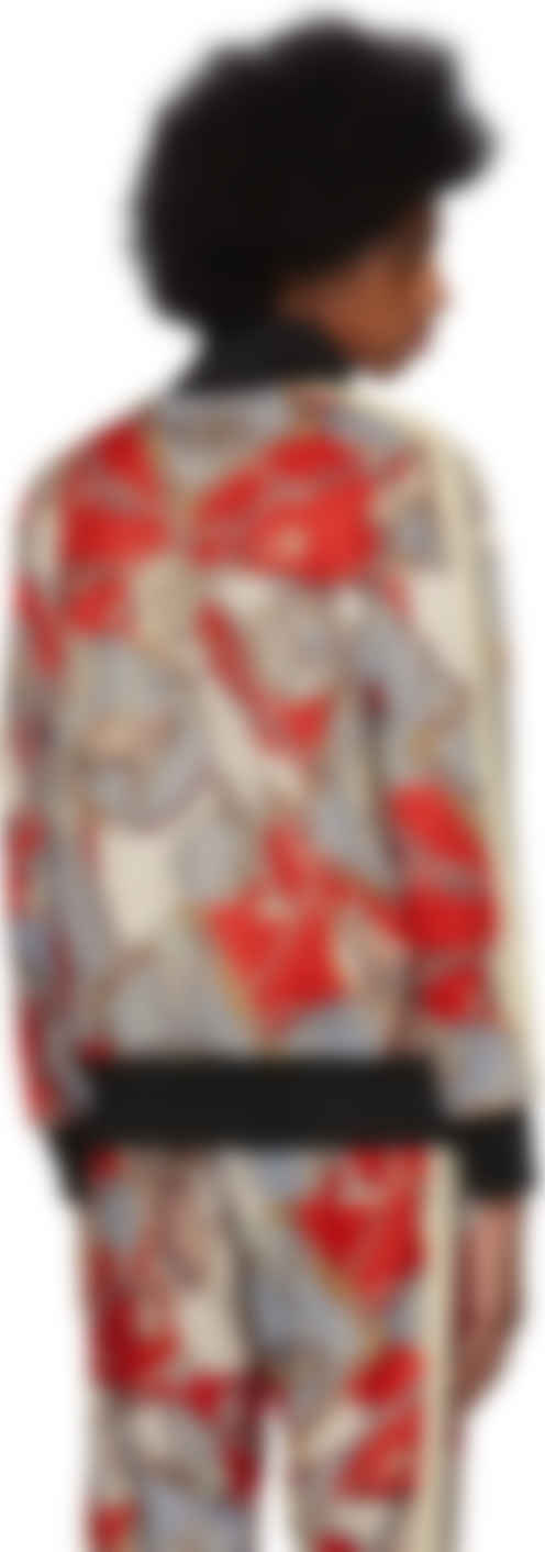 Multicolor Hot Bridle Track Jacket By Palm Angels On Sale