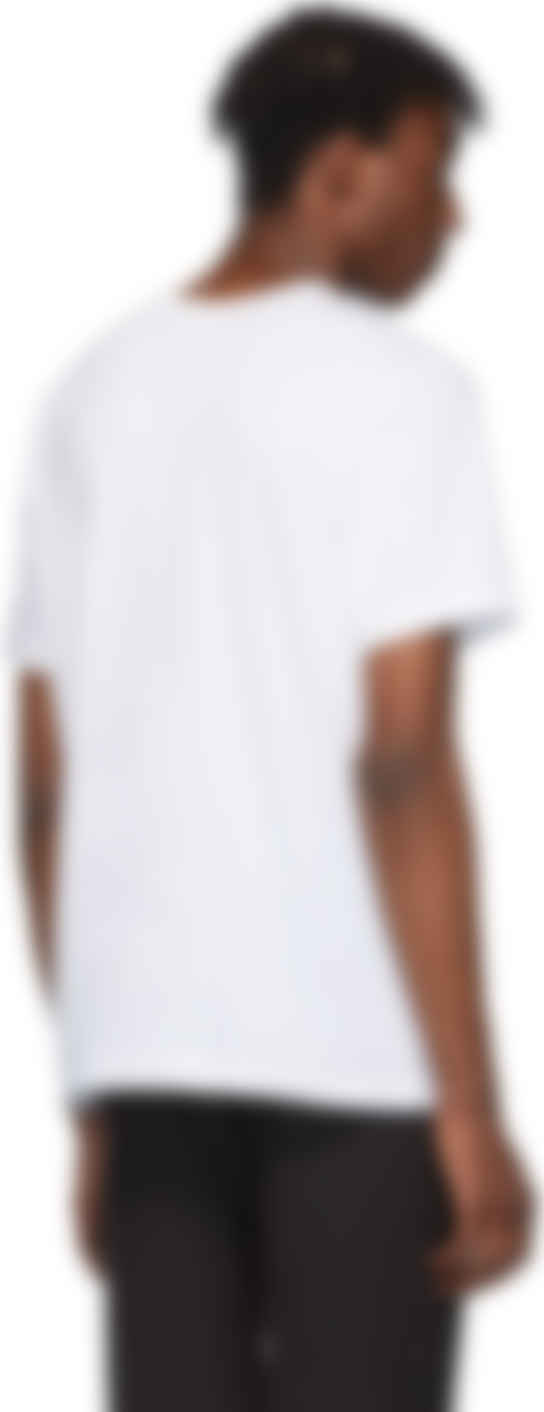 champion reverse weave t shirt white