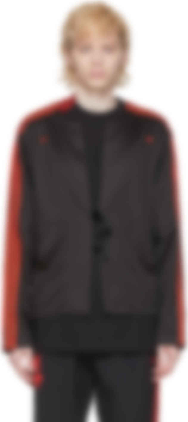 black adidas coat