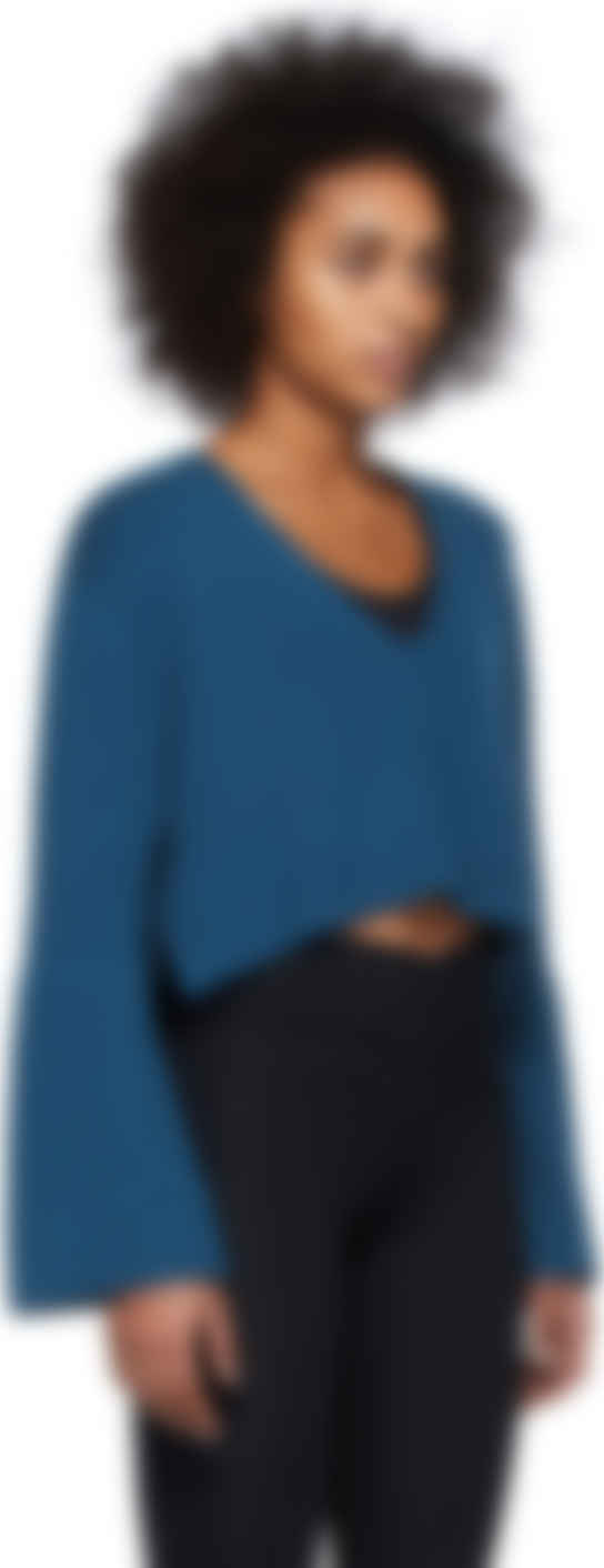 low neck sweater