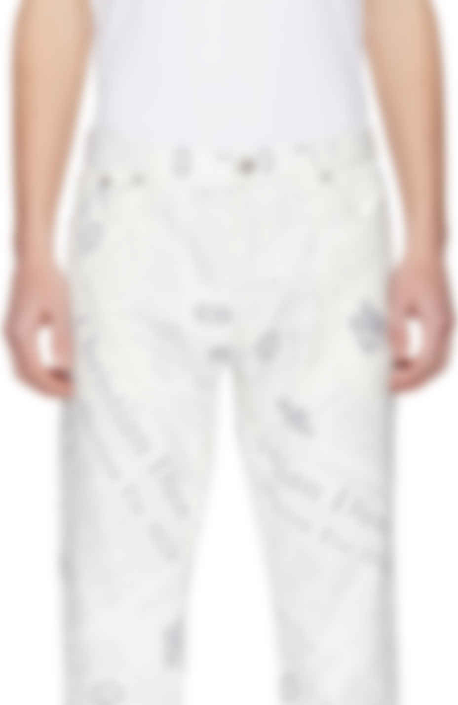 dior newspaper jeans