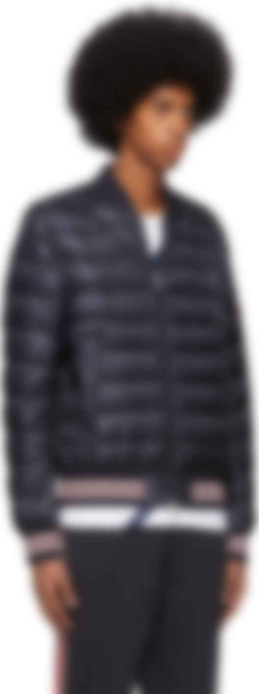 moncler navy puffer jacket
