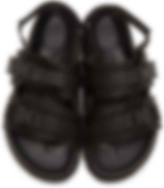black jordan sandals