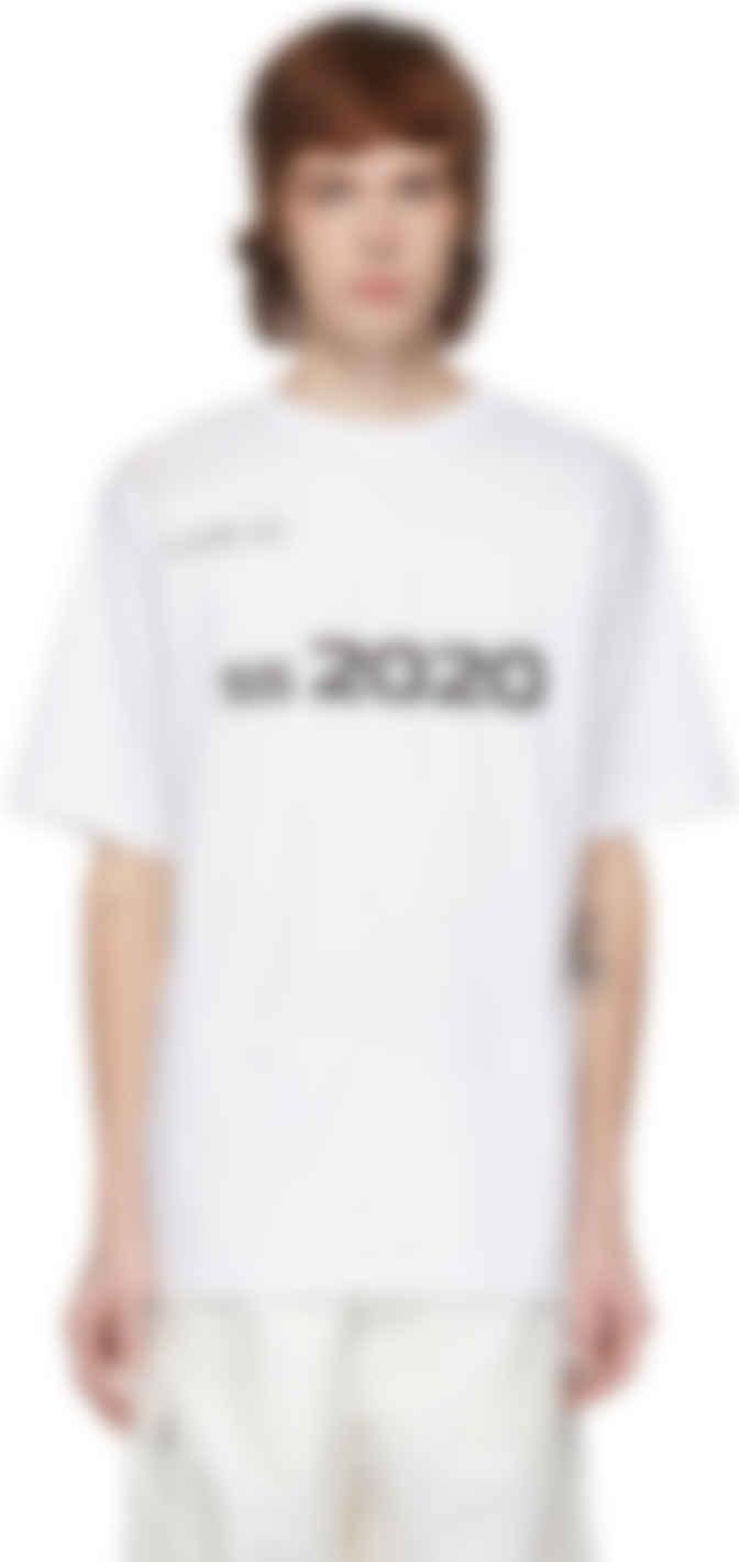 White Black T Shirt By Xander Zhou On Sale