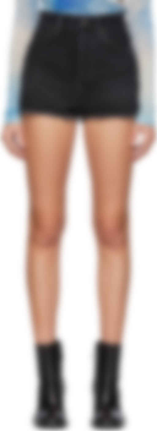 acne denim shorts