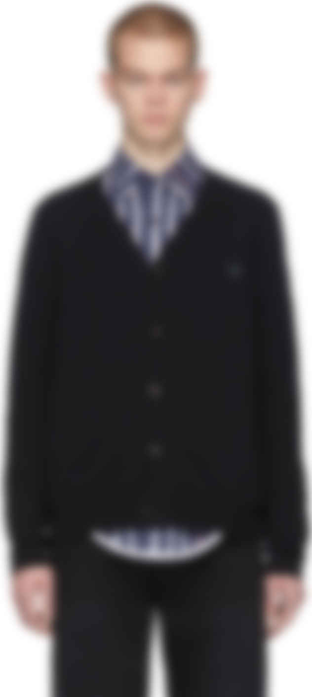 acne studios black cardigan