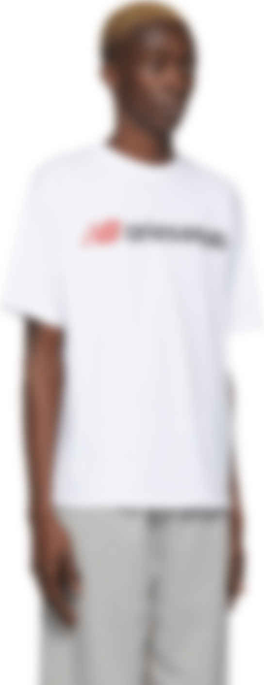 new balance white t shirt