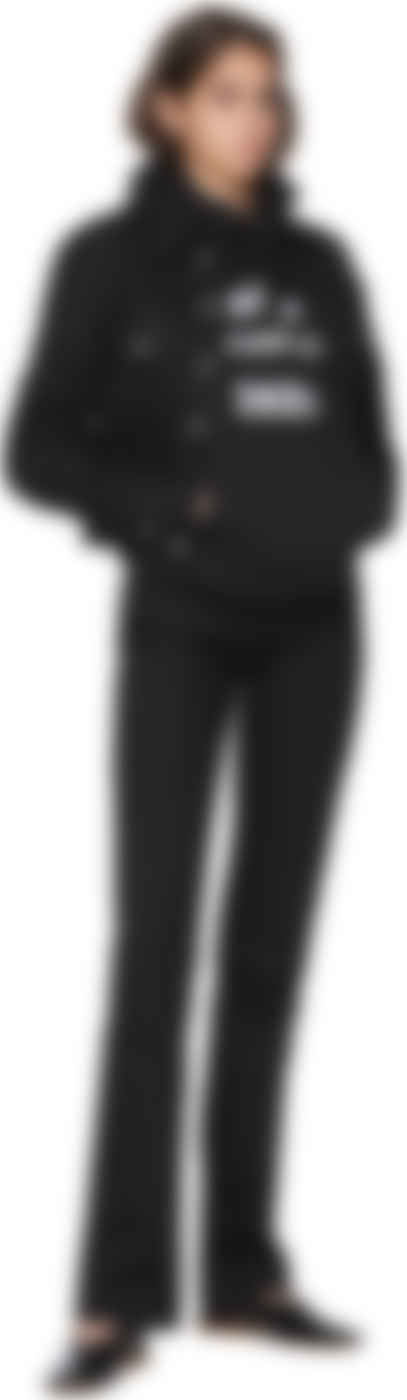 helmut lang black denim jacket