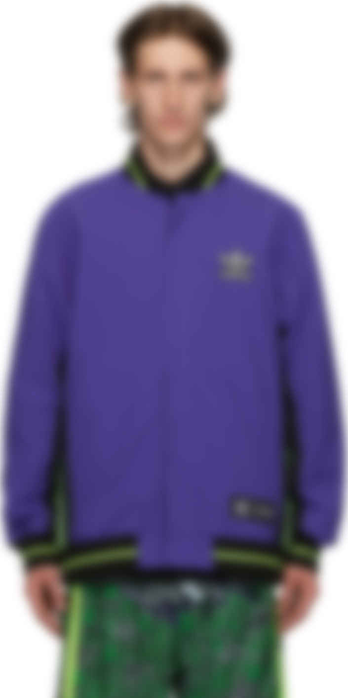 black and purple adidas jacket