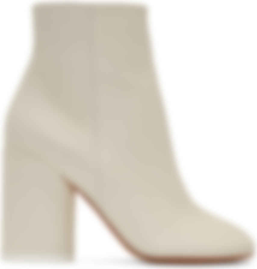 white ankle boots uk