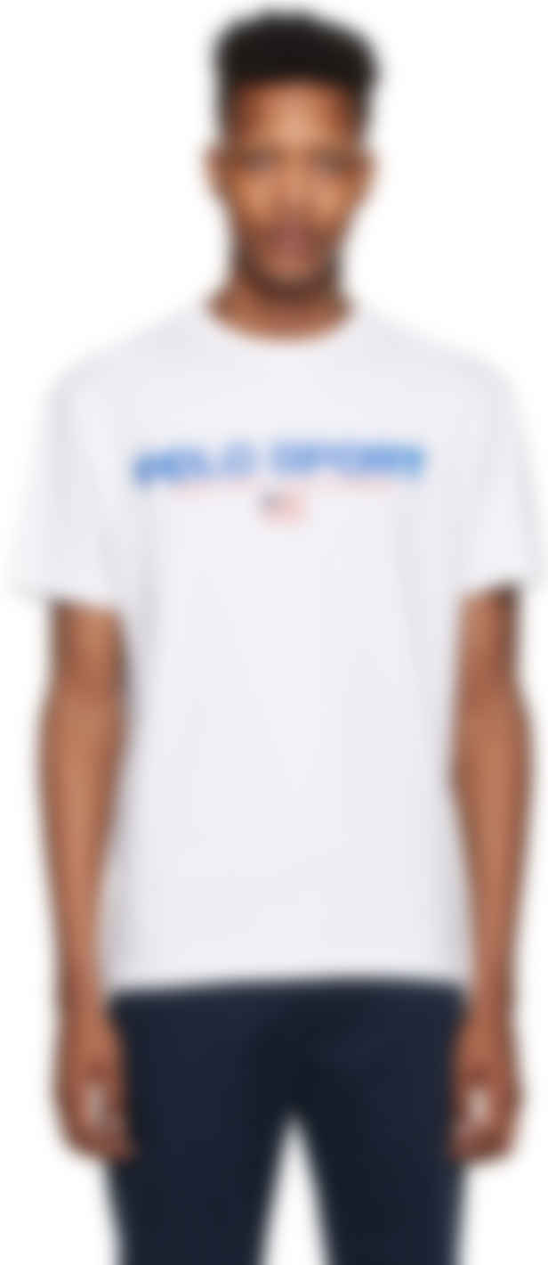 polo sport t shirt white