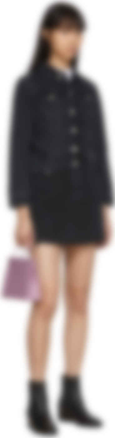 agolde quinn skirt black