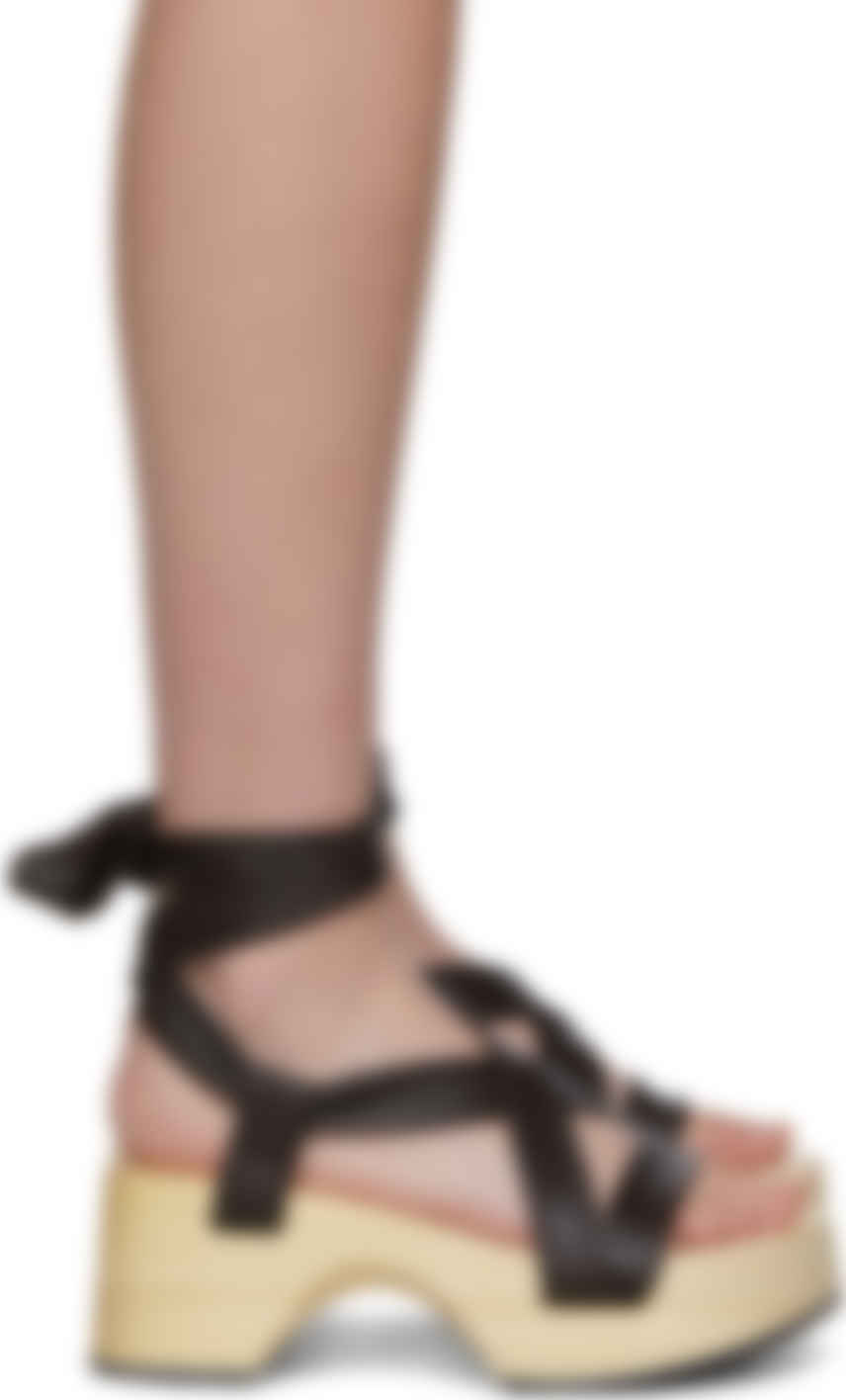 jil sander t strap sandal