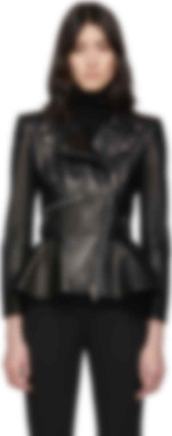 alexander mcqueen peplum jacket