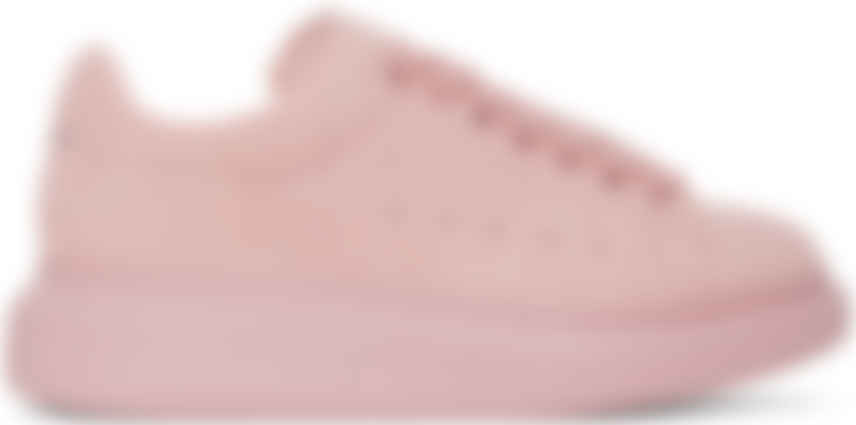 alexander mcqueen pink suede sneakers