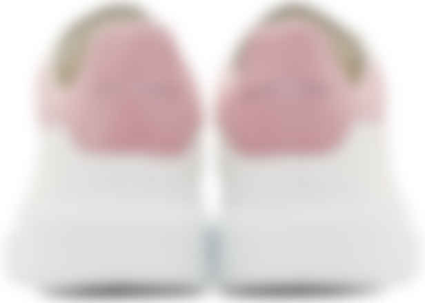 alexander mcqueen white & pink oversized sneakers