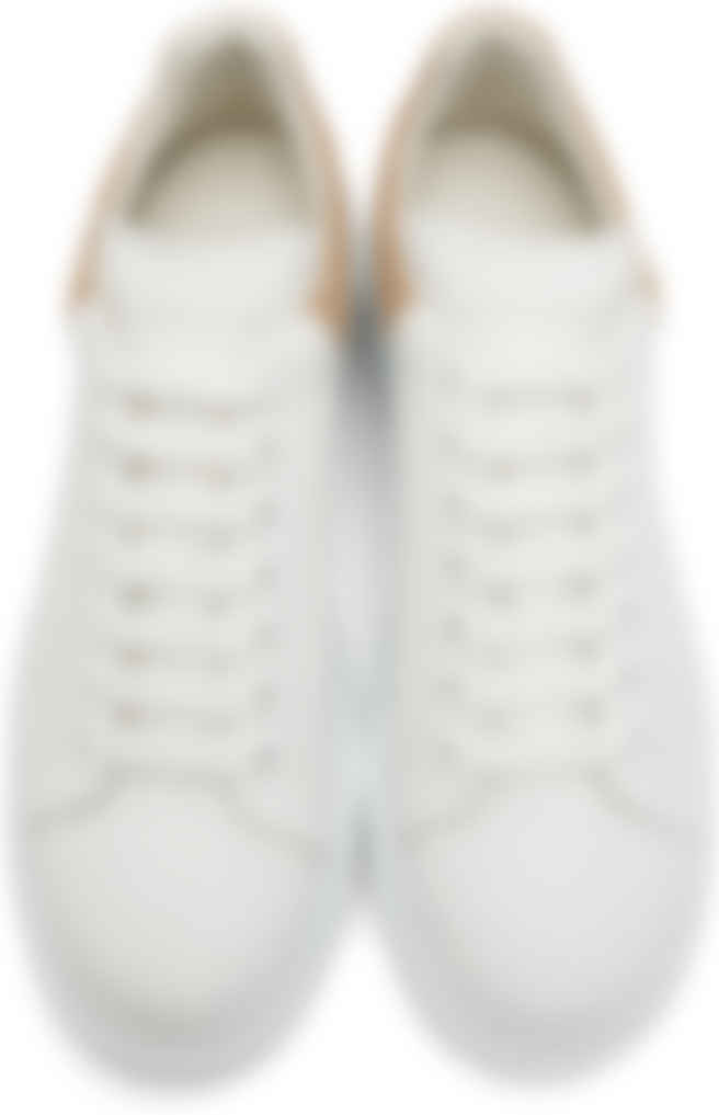 alexander mcqueen beige sneakers