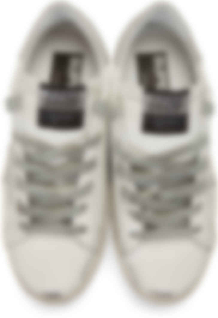 golden goose silver and white